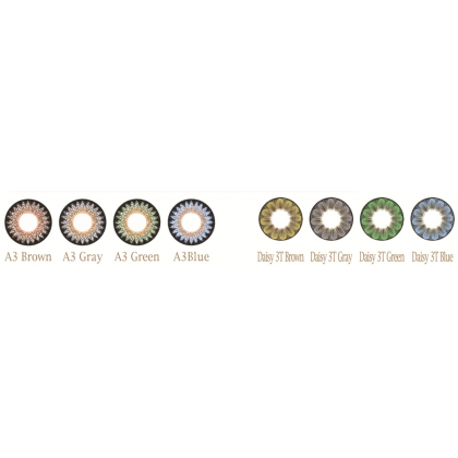Увеличивающие  3-х тоновые Цветные линзы P-Con в Размере  14.80mm