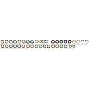Увеличивающие  2-х тоновые Цветные линзы P-Con в Размере  14.80mm