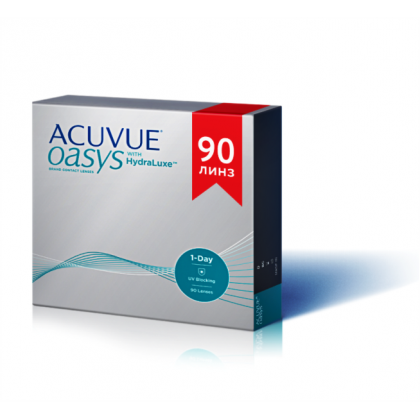 НОВИНКА!!! Acuvue Oasys 1-Day with HydraLuxe 90 шт.